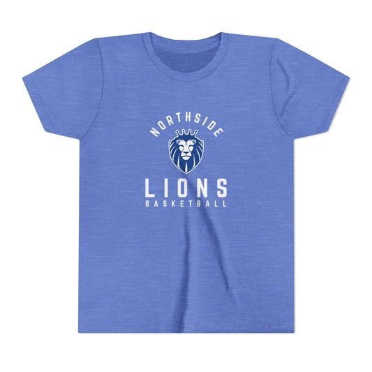 Youth Tee - Northside Lions Basketball Logo
