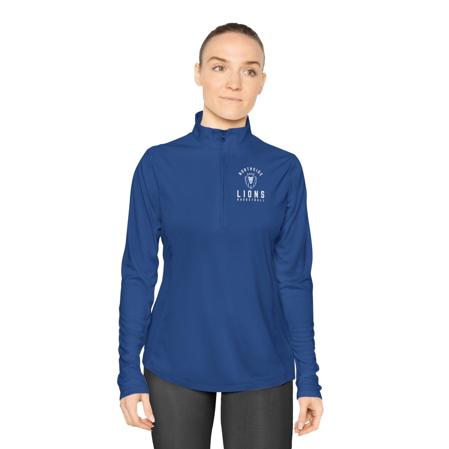 Ladies Cut Quarter-Zip Pullover