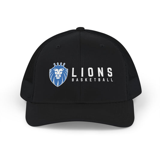 Lions Basketball Embroidered Snapback Trucker Hat