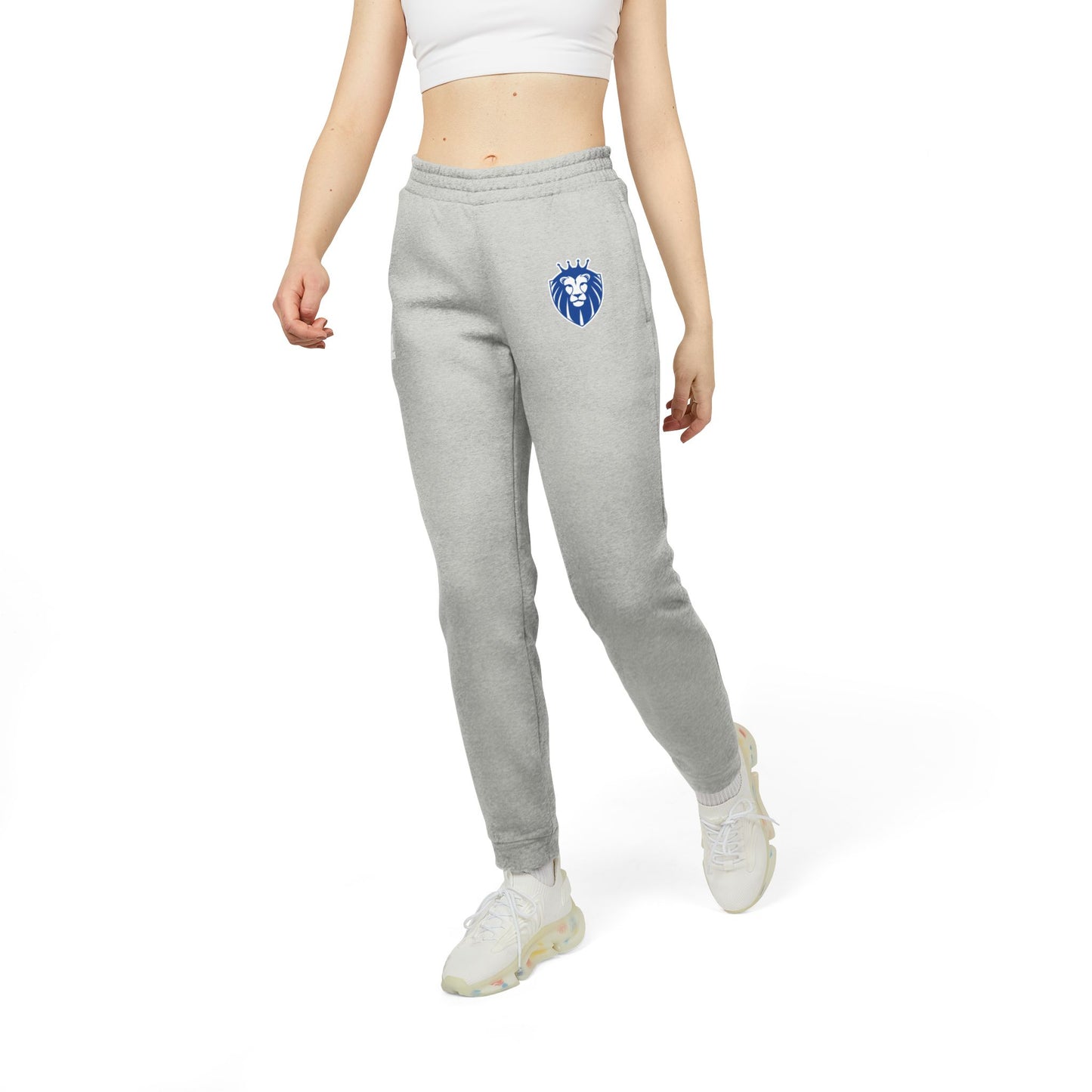 Adidas Fleece Joggers with Lion Logo - Gender Neutral