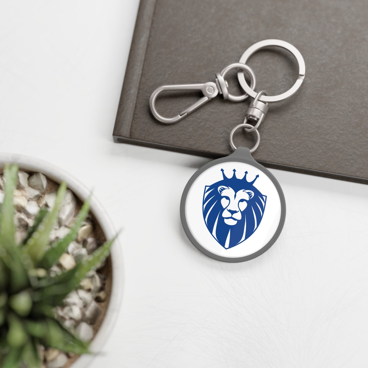 Lion King Metal Keyring Tag