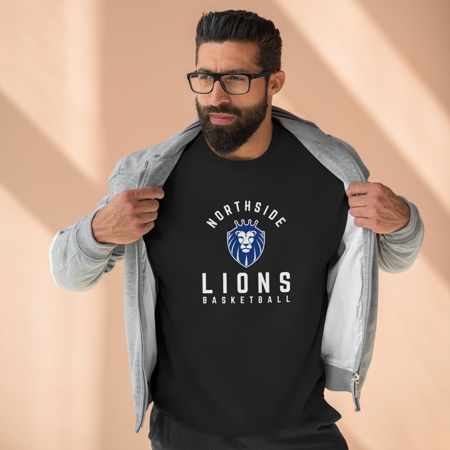 Gender Neutral Lions Crest Crewneck Sweatshirt