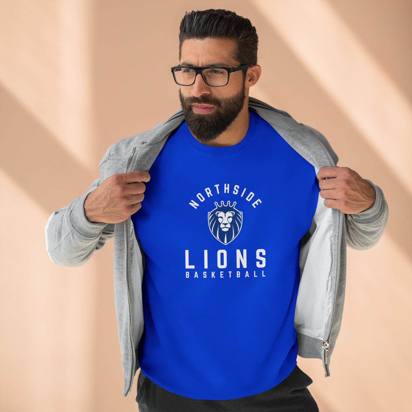 Gender Neutral Lions Crest Crewneck Sweatshirt