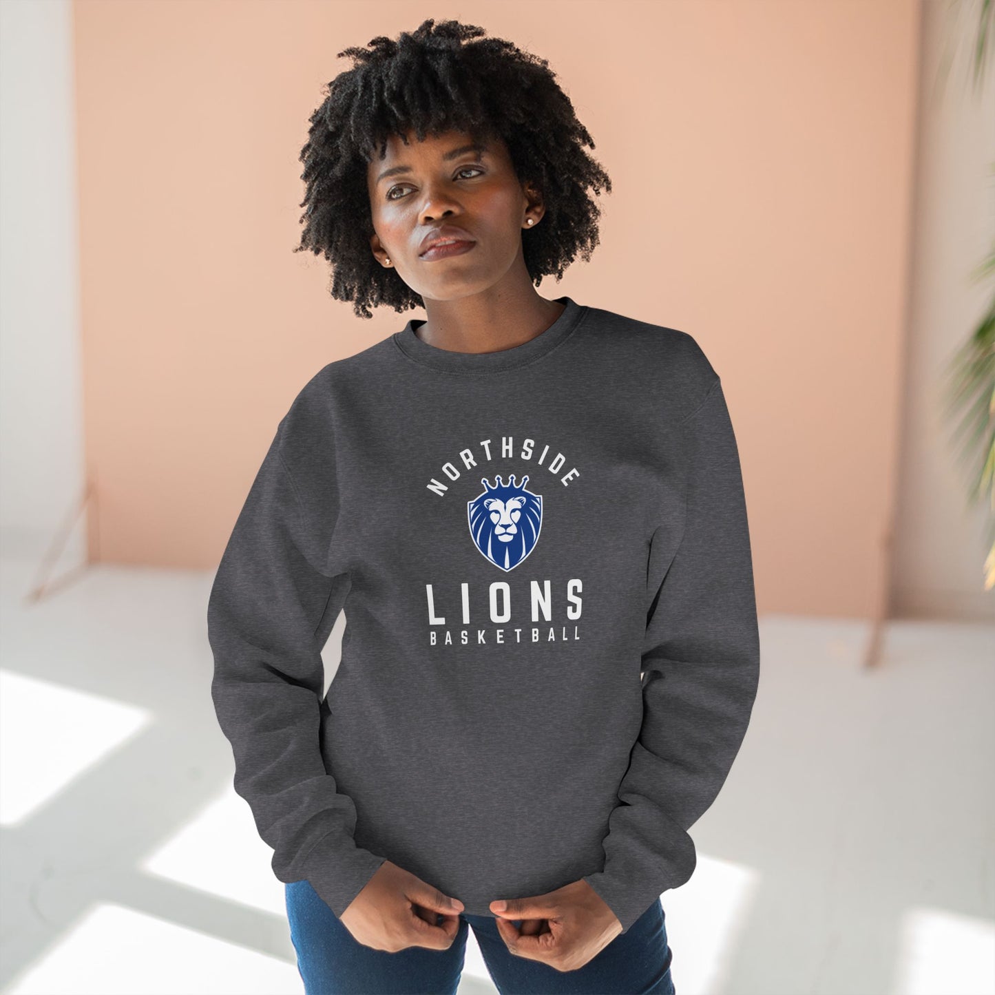 Gender Neutral Lions Crest Crewneck Sweatshirt