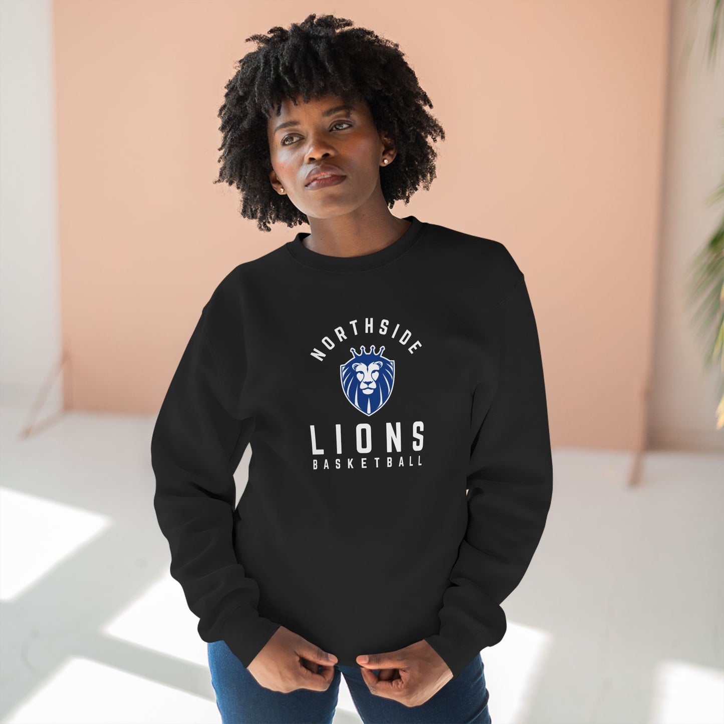 Gender Neutral Lions Crest Crewneck Sweatshirt