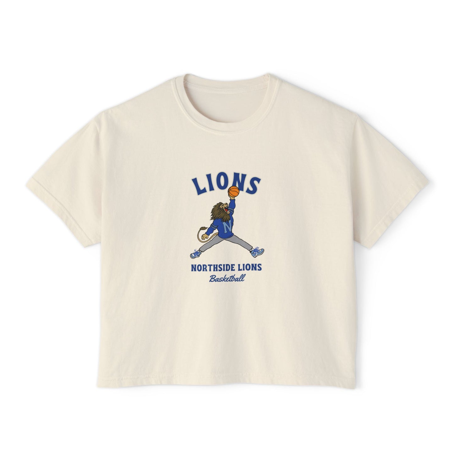Women's Retro Lion Boxy Tee