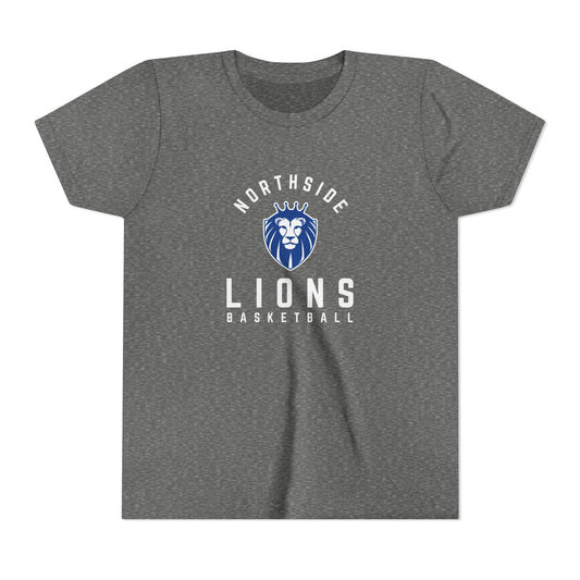 Youth Tee - Northside Lions Basketball Logo