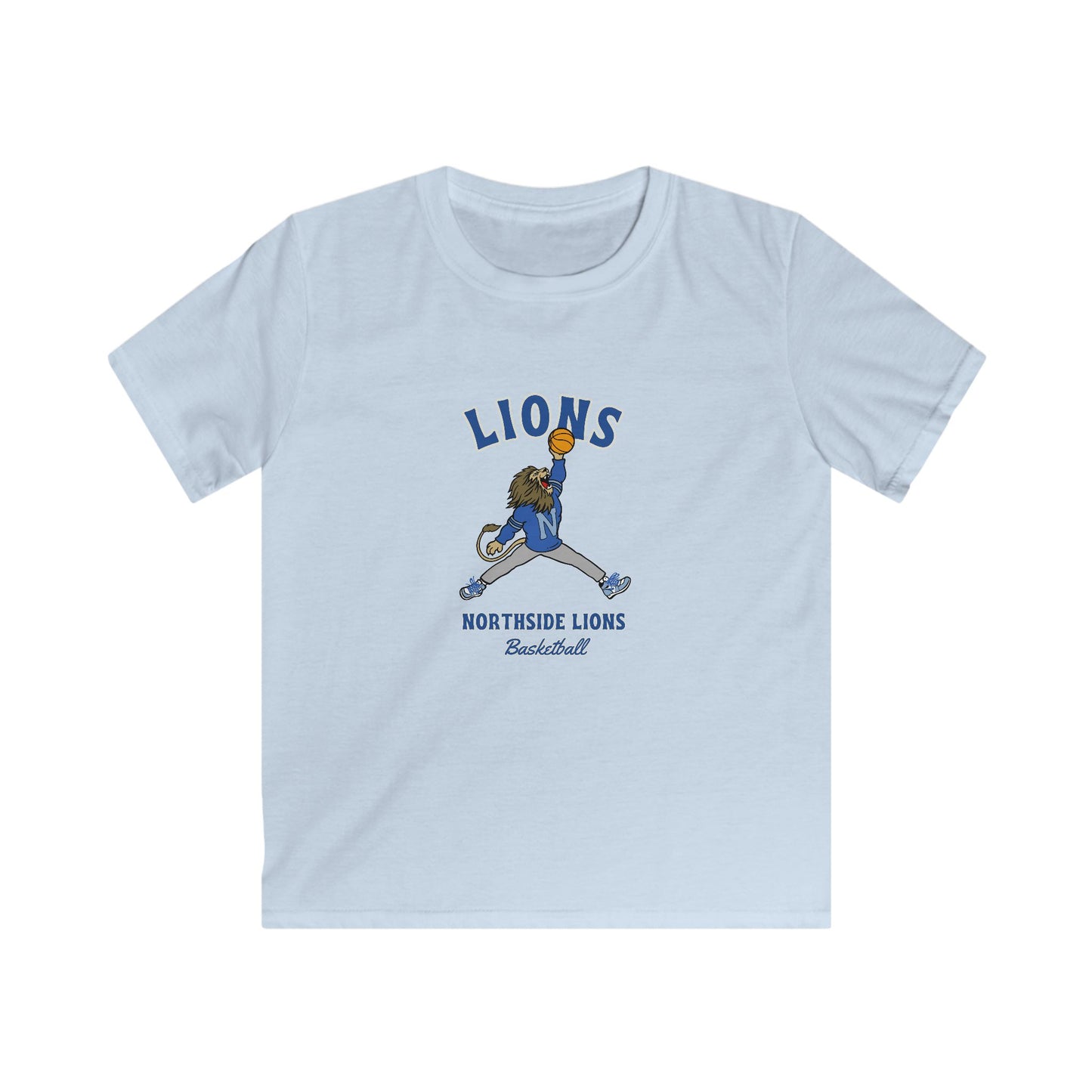 Youth Retro Lion Softstyle T-Shirt
