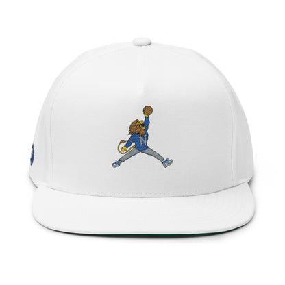 Embroidered Retro Lion Snapback Hat