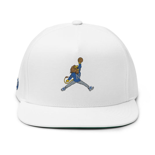 Embroidered Retro Lion Snapback Hat