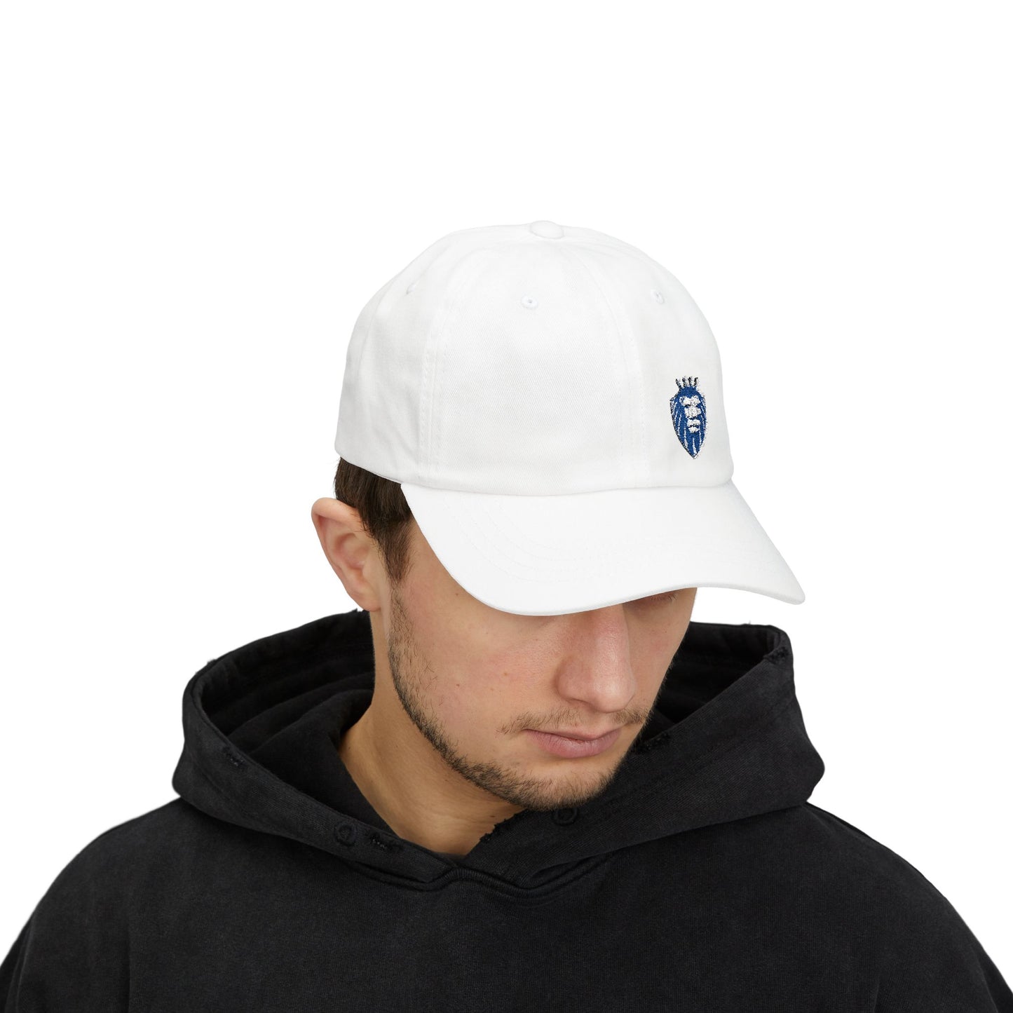 Embroidered Lion Crest Dad Cap