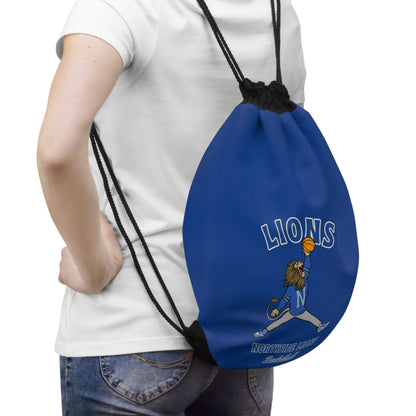 Lions Basketball Drawstring Bag — Northside School Spirit Gym Sack