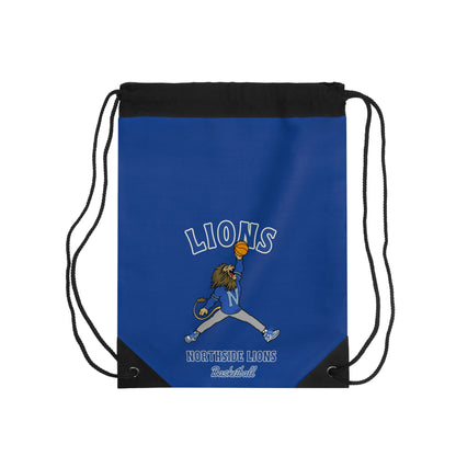Lions Basketball Drawstring Bag — Northside School Spirit Gym Sack